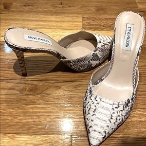 Steve Madden Snake Skin Heels (3 inches)